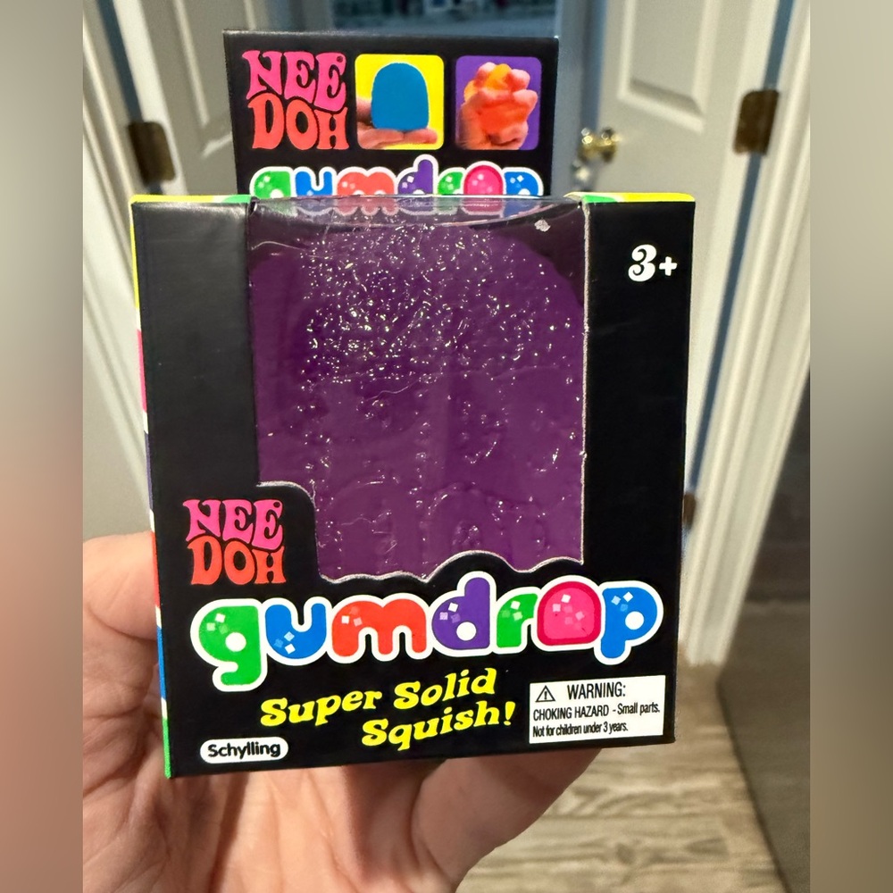 NeeDoh Gumdrop Super Solid Purple Squish. TIKTOK favorite. - Picture 2 of 10